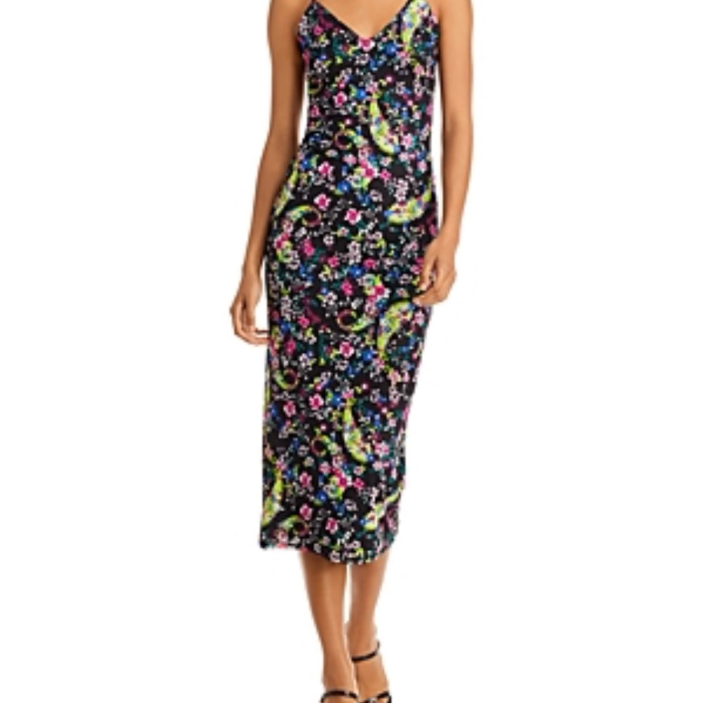 AFRM Amina Mesh Midi Slip Dress